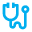 Medical stetoscope streamline nova.svg