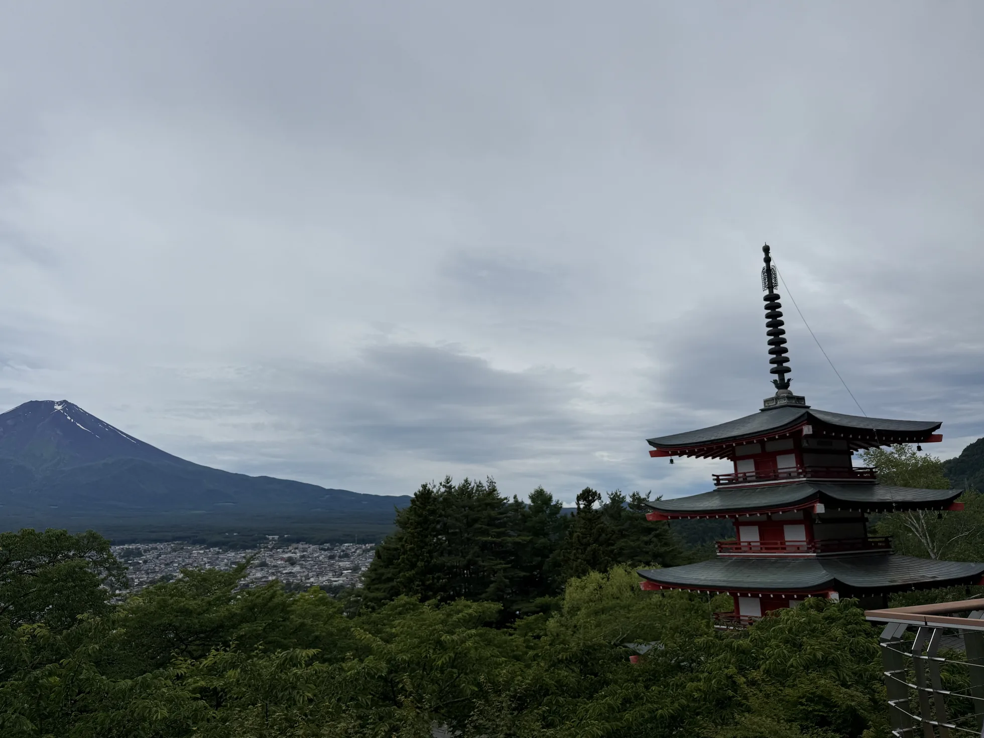 Japan International Health Scholar Intensive Mount Fuji and pagoda experience