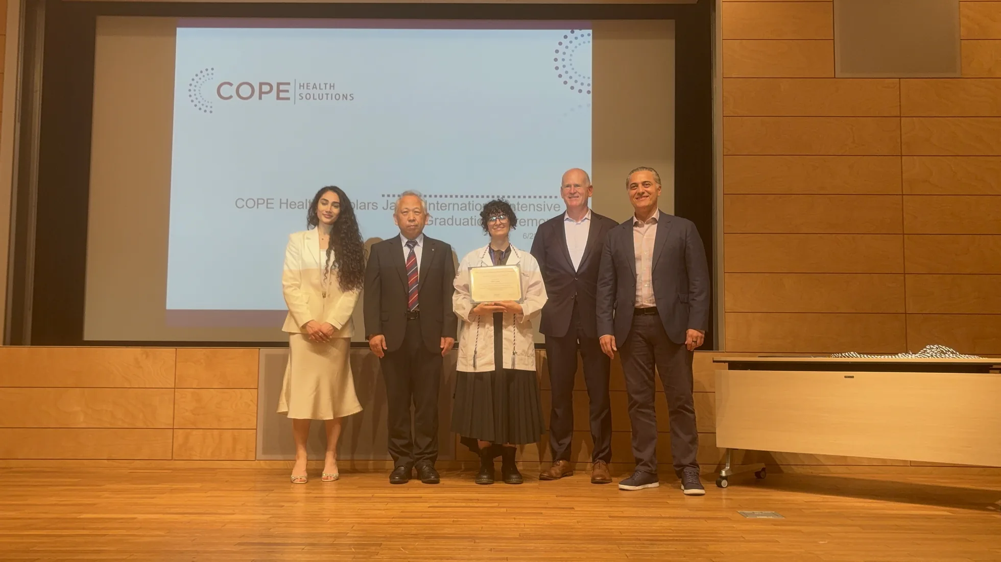 COPE Health Scholars at the Japan International Intensive in Tokyo